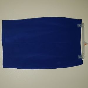Royal Blue Pencil Skirt